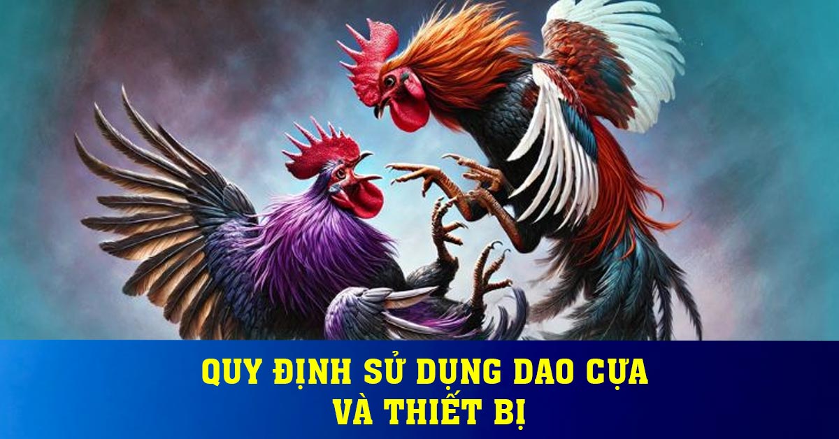 Quy định sử dụng dao cựa và thiết bị